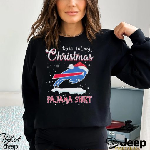 Buffalo Bills Logo Santa Hat This Is My Christmas Pajama Shirt