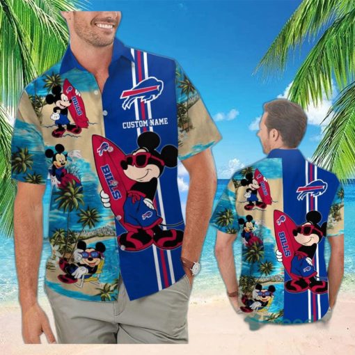 Buffalo Bills Mickey Custom Name Hawaiian Shirt