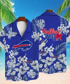 Buffalo Bills NFL 2023 AOP Tropical Hibiscus Hawaiian Shirt