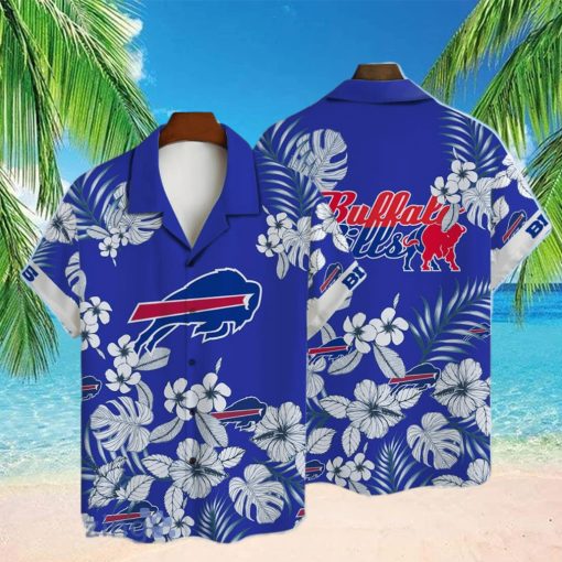 Buffalo Bills NFL 2023 AOP Tropical Hibiscus Hawaiian Shirt