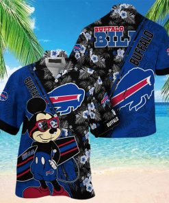 Buffalo Bills NFL And Mickey Short Sleeves Hawaiian Shirt