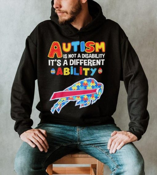 Buffalo Bills NFL Autism Is Not A Disability Shirt