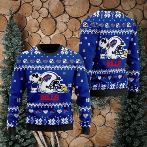 Buffalo Bills NFL Cute The Snoopy Show Football Helmet Ugly Christmas Sweater