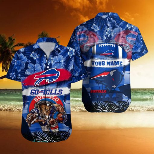 Buffalo Bills NFL Hawaiian shirt Custom Name Summer Gift