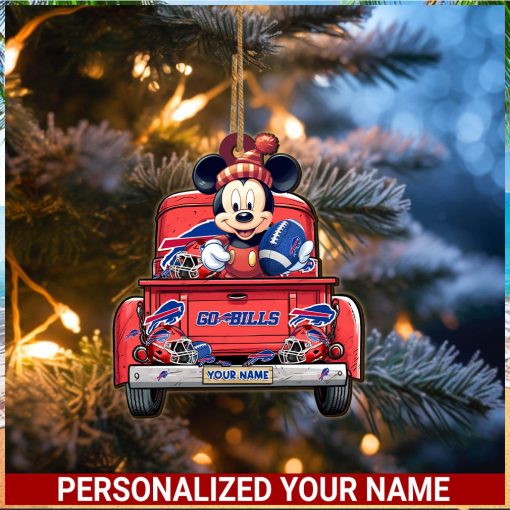 Buffalo Bills NFL Mickey Ornament Personalized Your Name SP12102334ID05