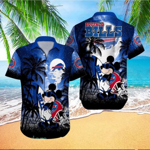 Buffalo Bills NFL Team Logo Baby Yoda Hawaiian Shirt