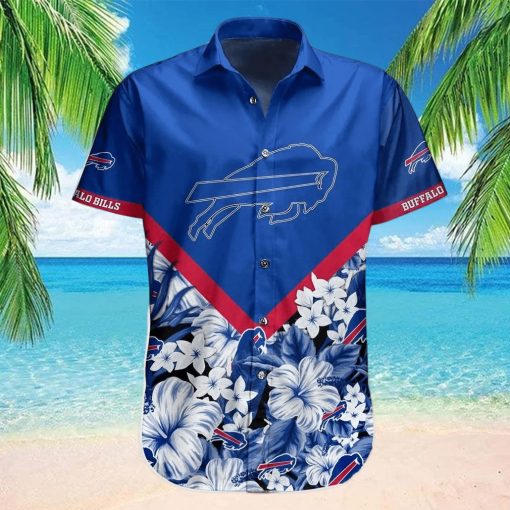 Buffalo Bills Nfl Hawaiian Shirt Custom Name Number Floral Graphic Tropical Trends Summer Gift For Men Women – Family Gift Ideas That Everyone Will Enjoy