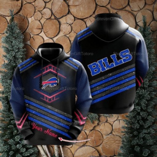 Buffalo Bills Nfl Hoodie Personalized Buffalo Bills Custom Name 3D Printed Pull Over Hoodie Zip Up Hoodie Sweatshirt Tshirt Football Gift