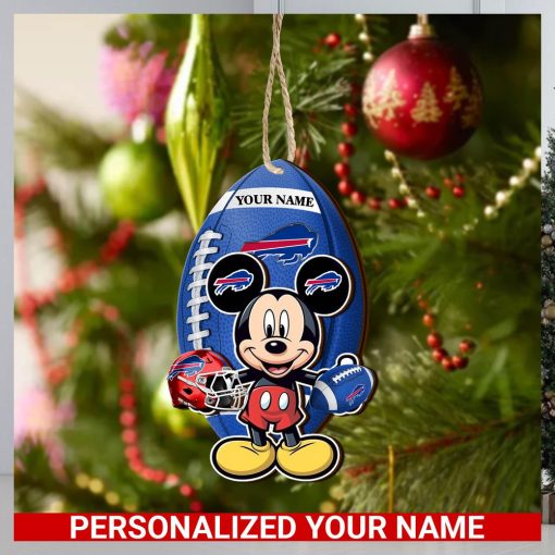 Buffalo Bills Personalized Your Name Mickey Mouse And NFL Team Ornament SP161023163ID03