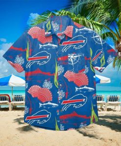 Buffalo Bills Scallops Coral Fish Beach Aloha Hawaiian Shirt