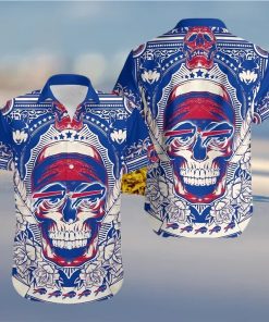 Buffalo Bills Skull Nfl Hawaiian