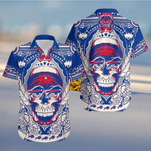 Buffalo Bills Skull Nfl Hawaiian