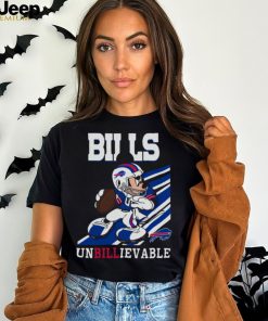 Buffalo Bills Slogan Unbillievable Mickey Mouse NFL T shirt