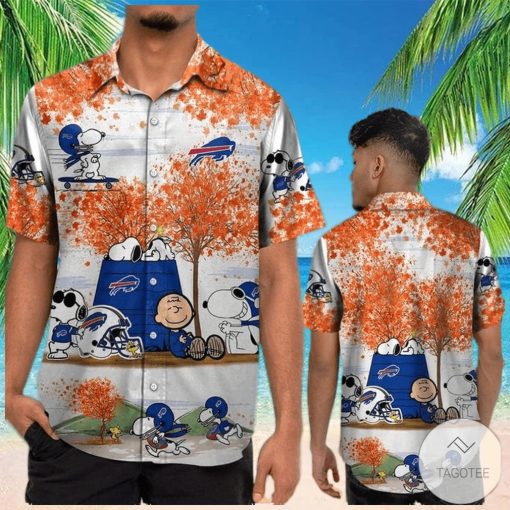 Buffalo Bills Snoopy Autumn Hawaiian Shirt