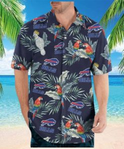 Buffalo Bills Tropical Parrot Hawaiian Shirt Buffalo Bills Hawaiian Shirt Buffalo Bills gift for Fan