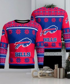 Buffalo Bills Winter Knitted Christmas Sweater All Over Print Gift For Fans