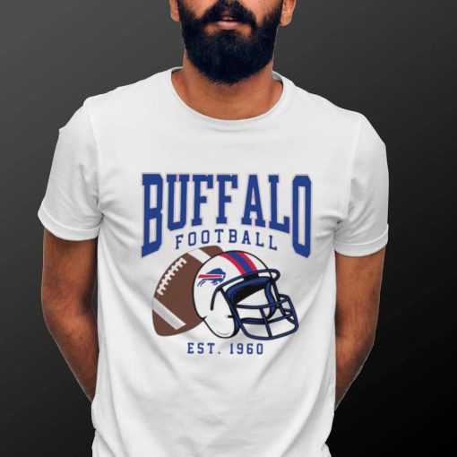 Buffalo Bills football est. 1960 NFL helmet logo shirt