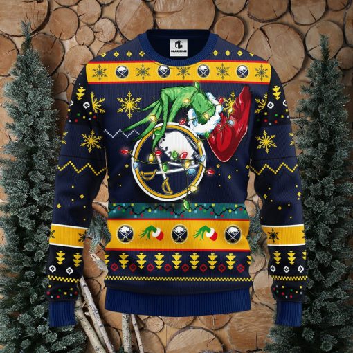 Buffalo Sabres Grinch Christmas Ugly Sweater