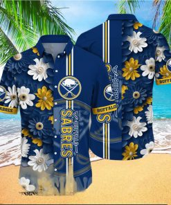 Buffalo Sabres NHL Floral 3D Hawaiian Shirt