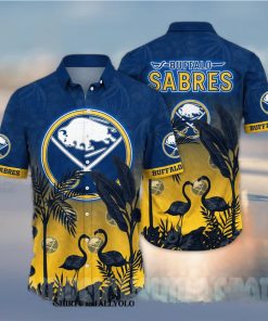 Buffalo Sabres NHL Floral Full Print 3D Hawaiian Shirt