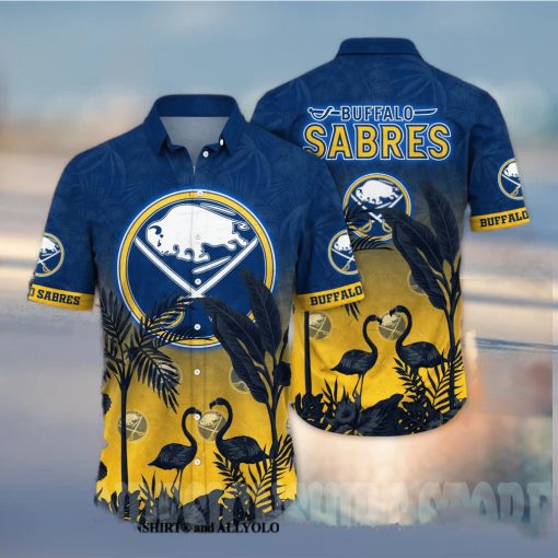 Buffalo Sabres NHL Floral Full Print 3D Hawaiian Shirt