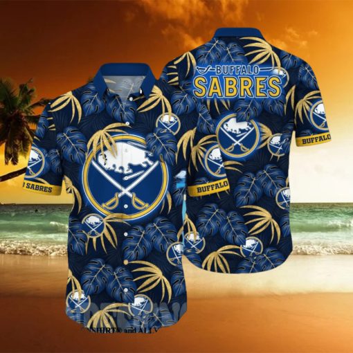 Buffalo Sabres NHL Flower Full Printed Classic Hawaiian Shirt