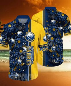 Buffalo Sabres NHL Flower Full Printing Unisex Hawaiian Shirt
