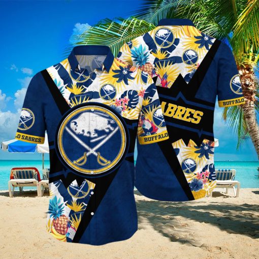 Buffalo Sabres NHL Hawaiian Shirt Sunlit Aloha Shirt