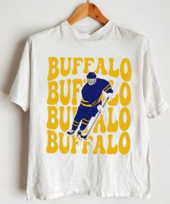 Buffalo Sabres NHL ice hockey player cartoon shirt