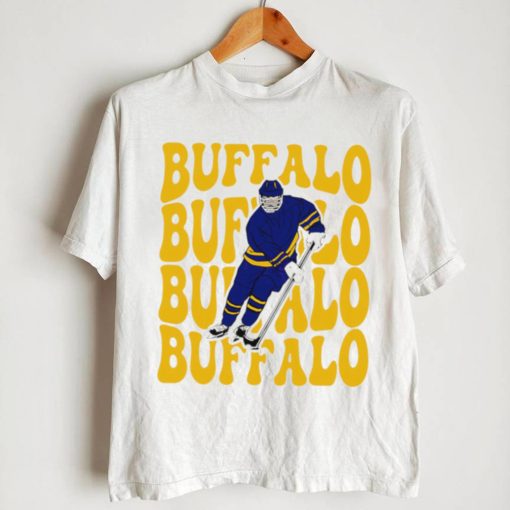 Buffalo Sabres NHL ice hockey player cartoon shirt