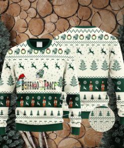 Buffalo Trace Santa Hat Christmas Ugly Christmas Sweater