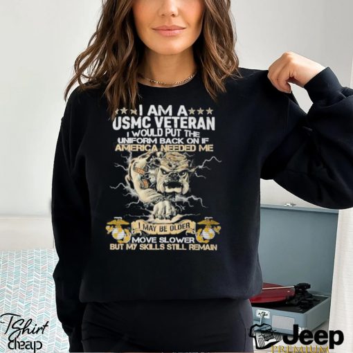 Bulldog I Am A Usmc Veteran Shirt