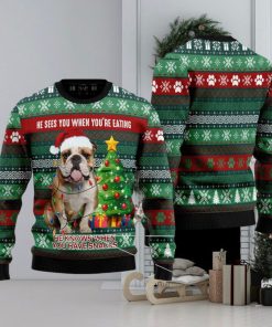 Bulldog Loves Snacks Sweater