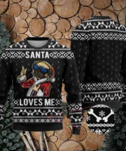 Bulldog Ugly Christmas Sweater Black Gift For Men And Women