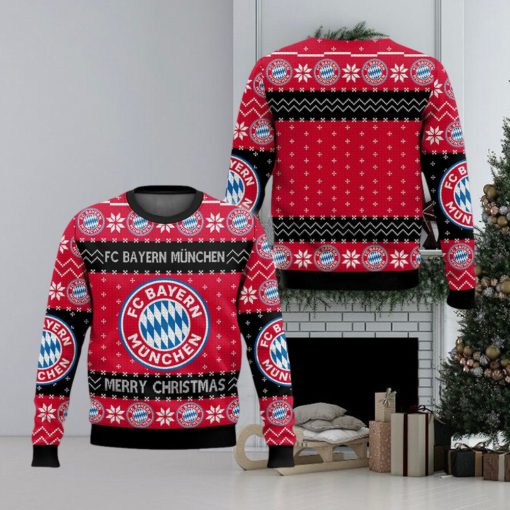 Bundesliga FC Bayern Munchen Ugly Christmas Sweater For Men And Women