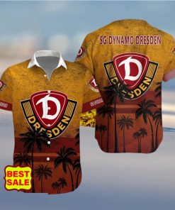 Bundesliga Fans Dynamo Dresden Logo Hawaiian Shirt And Short Men Women Set