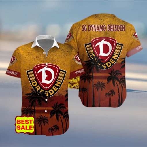 Bundesliga Fans Dynamo Dresden Logo Hawaiian Shirt And Short Men Women Set