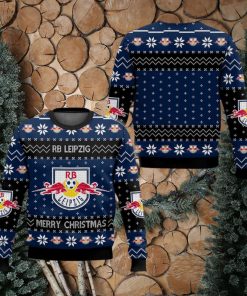 Bundesliga RB Leipzig Style Christmas Ugly 3D Sweater For Fans