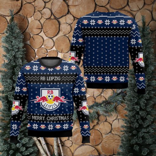 Bundesliga RB Leipzig Style Christmas Ugly 3D Sweater For Fans