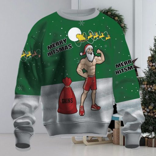 Burly Santa Ugly Christmas Sweater