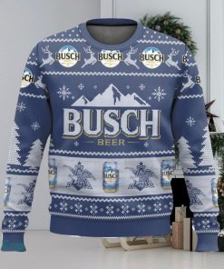 Busch Beer All Over Printed Ugly Christmas Sweater 2023 Christmas Gift Ideas Holiday Gift