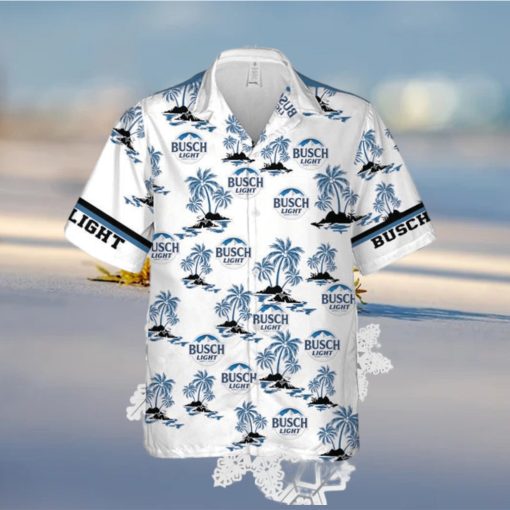 Busch Beer Logo Aloha Summer Beach Lover Beach Lover 3D Hawaiian Shirt