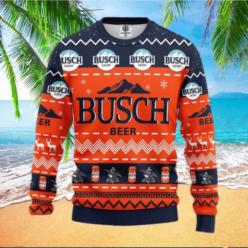 Busch Beer Ugly Christmas Sweater For Men Women