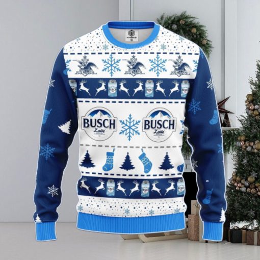 Busch Latte Beer Ugly Christmas Sweater Amazing Gift Men And Women Christmas Gift