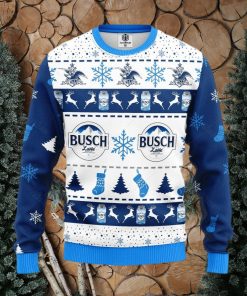 Busch Latte Beer Ugly Knitted Christmas Sweater