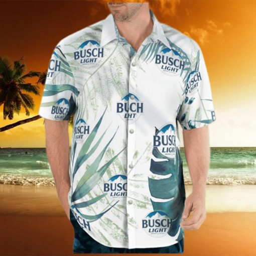 Busch Light Beer Hawaiian Shirts Tropical Beach Summer Shirt