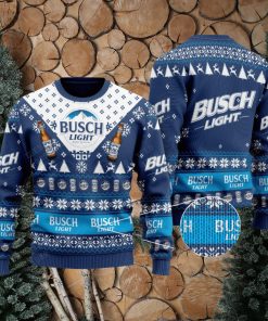 Busch Light Beer Knitted Xmas Sweater Gift Men And Women