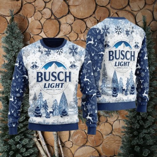 Busch Light Beer Ugly Christmas Sweater Xmas Sweater Christmas