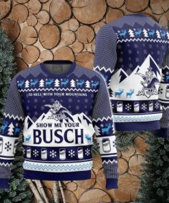 Busch Light Beer Ugly Christmas Sweater