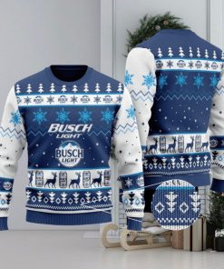 Busch Light Christmas Sweater, Christmas Gift Apparel, Merry Ugly Christmas Sweater